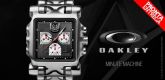 Relógio Masculino Oakley Minute c/ fundo preto p/ homens